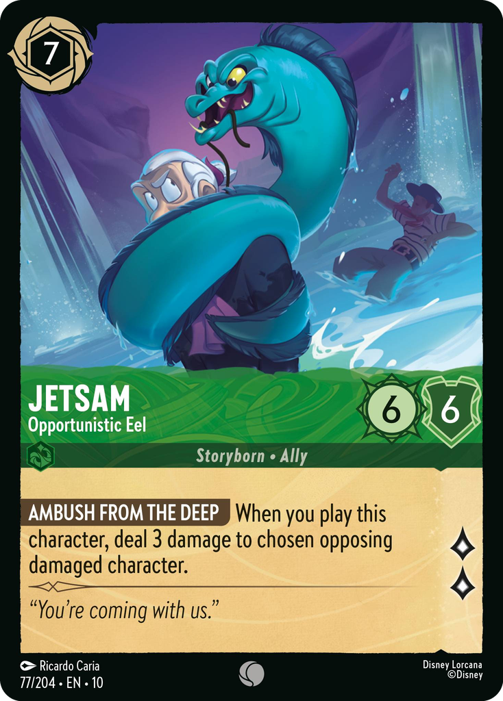 Jetsam - Opportunistic Eel (077/204 - Whispers in the Well) Common