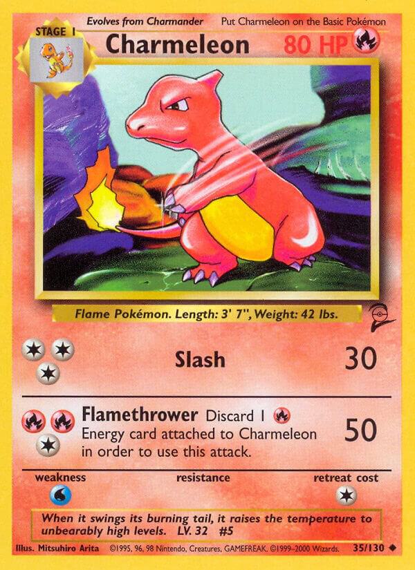 Charmeleon - 035/130 (BS2) Uncommon - Moderate Play