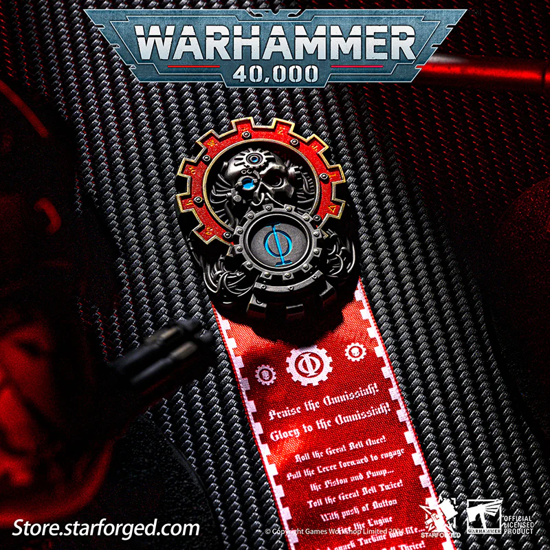 Starforged: Warhammer 40K - Seal & Badge - Adeptus Mechanicus: Seal of the Omnissiah