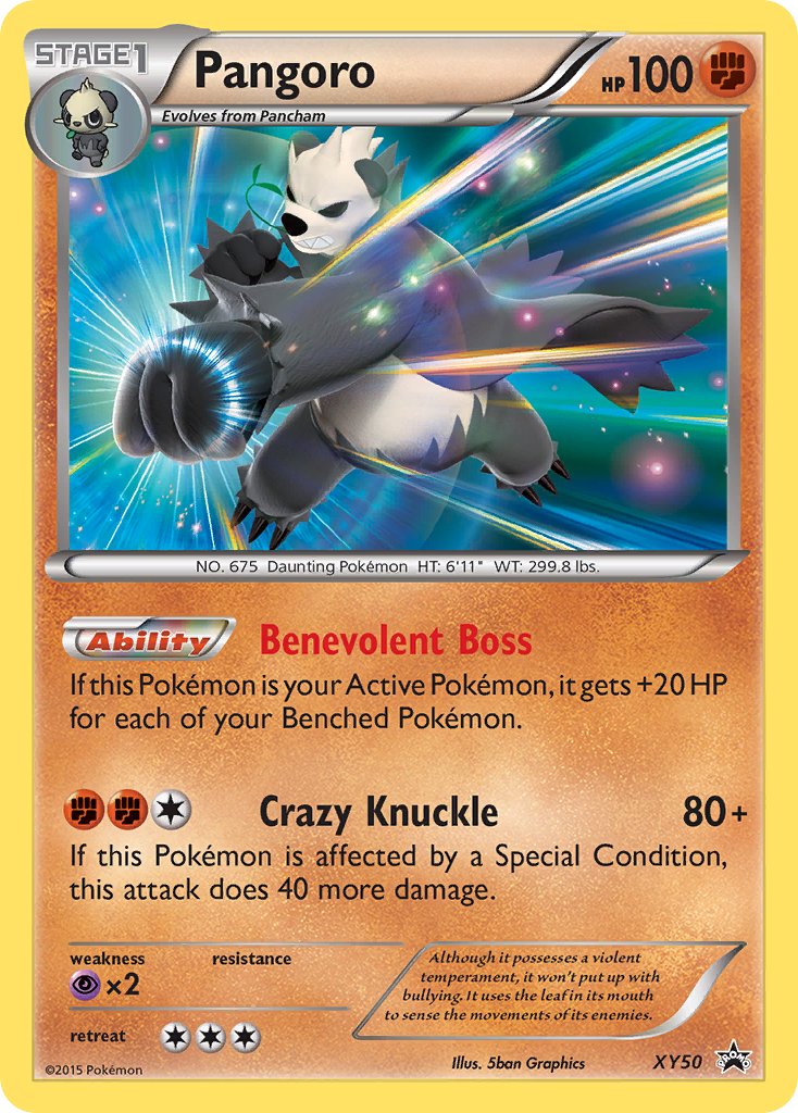 Pangoro - XY50 (XY:PR) Promo - Near Mint Holofoil