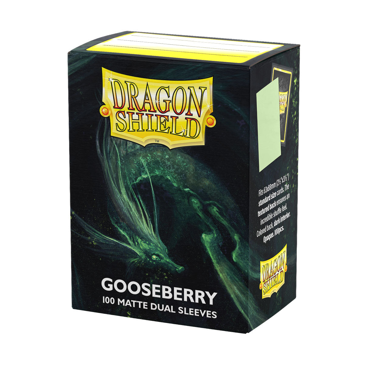 Dragon Shield: Standard - Dual Matte: Gooseberry 100 count