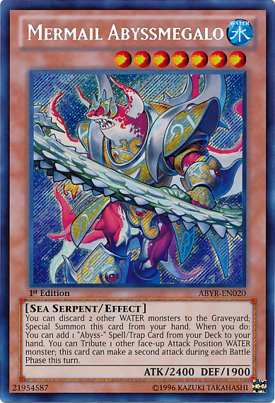 Mermail Abyssmegalo (ABYR-EN020) Secret Rare - Near Mint 1st Edition