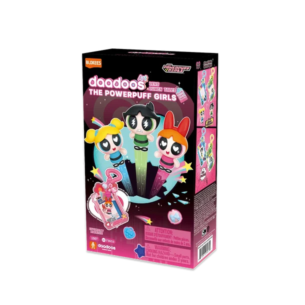 Blokees: The Powerpuff Girls - daadoos Art Series 01 - Lens Lumen Tales (Acrylic Card Sleeve) (73653) BLIND BOX