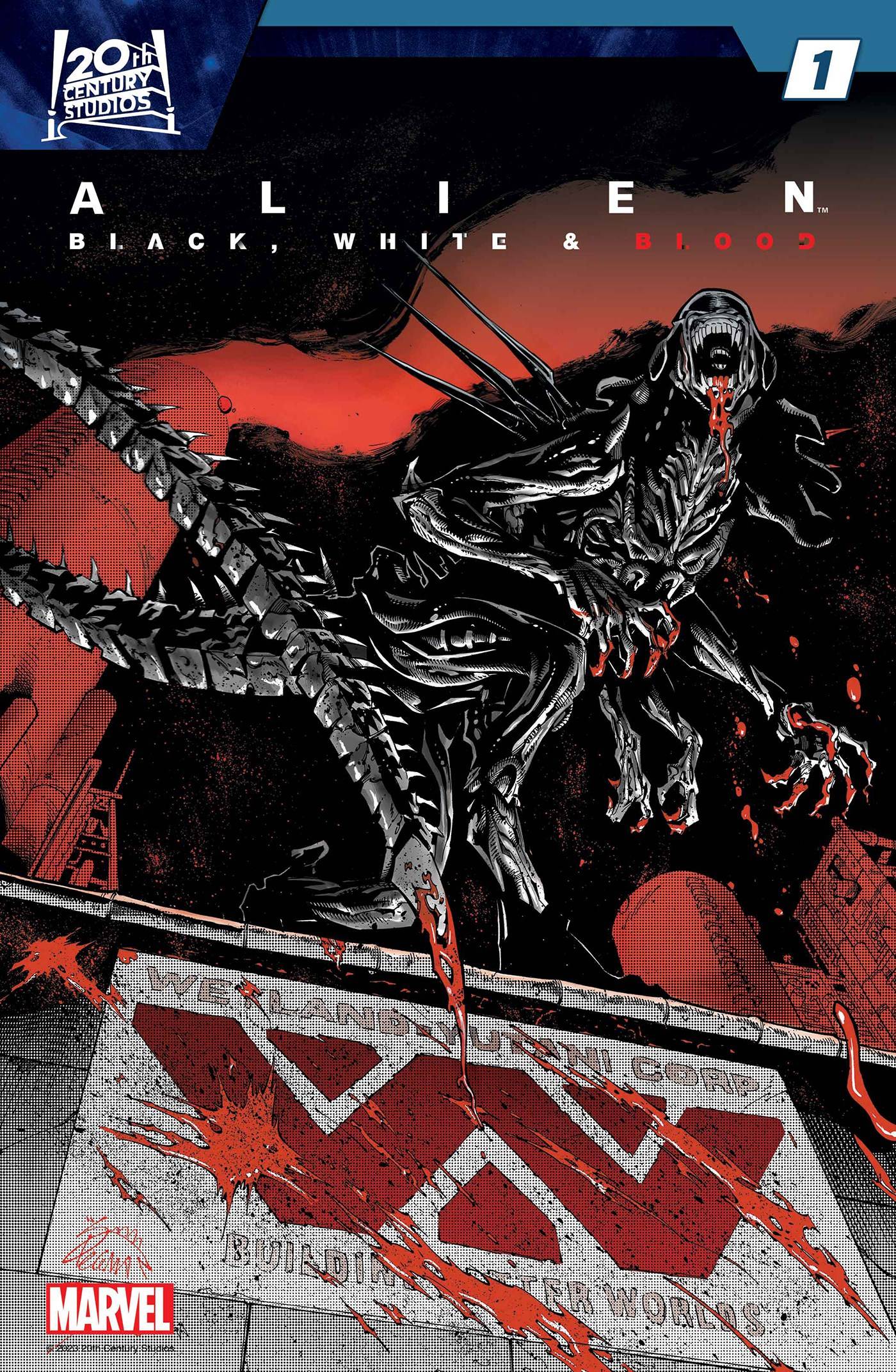 ALIEN: BLACK, WHITE & BLOOD #1