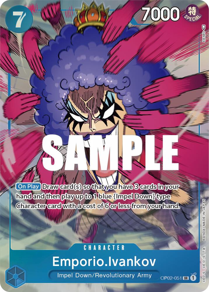 Emporio.Ivankov (Alternate Art) (OP02-051) - Near Mint