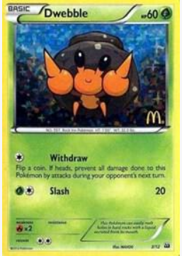 Dwebble 03/12 (MCD11) Promo - Near Mint