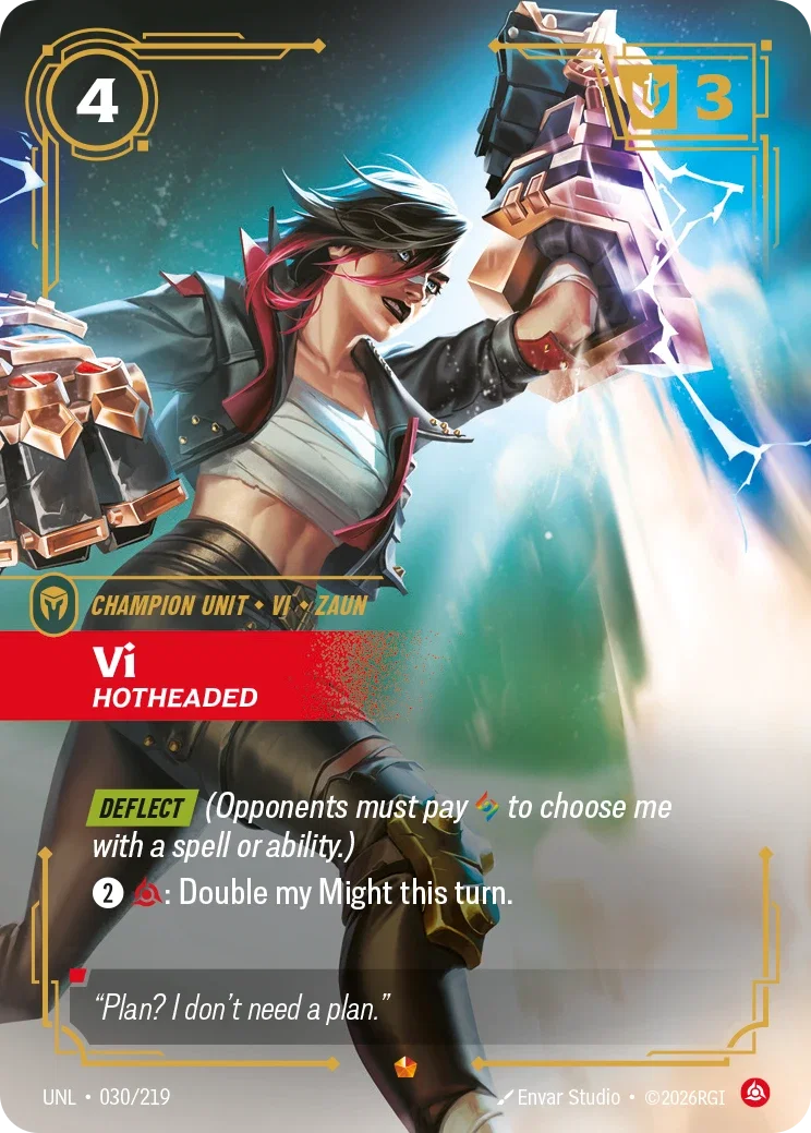 Vi - Hotheaded - 030/219 (UNL) Epic