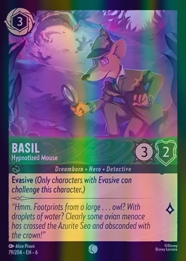 Basil - Hypnotized Mouse (Azurite Sea 079/204) Common - Near Mint Cold Foil