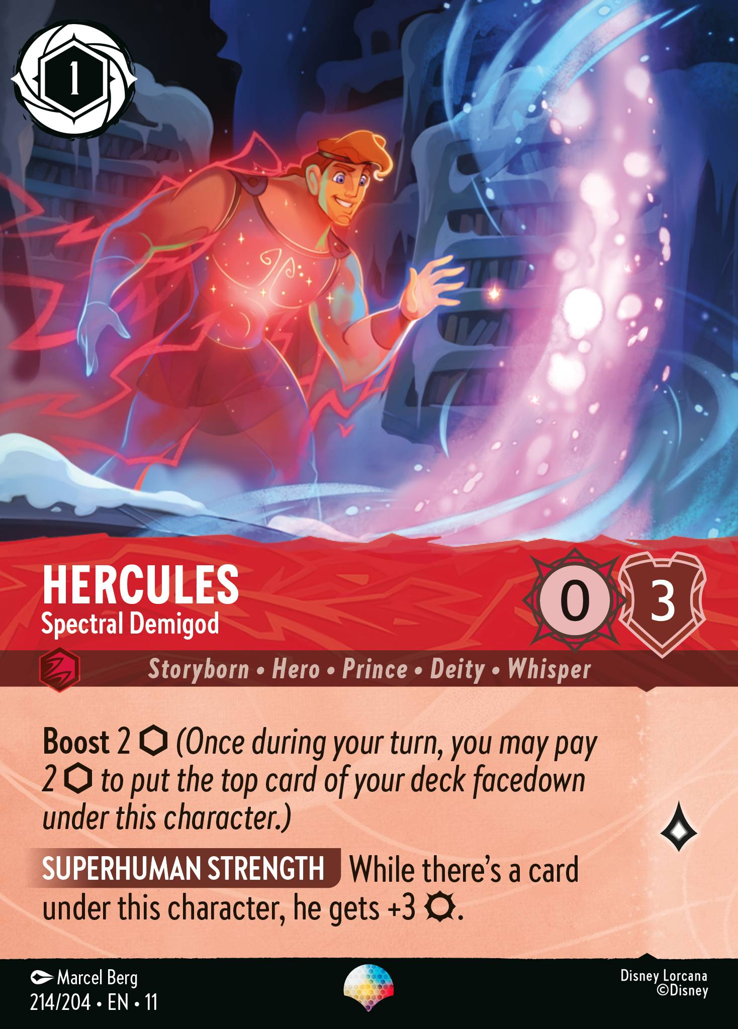 Hercules - Spectral Demigod (214/204 - Winterspell) Epic