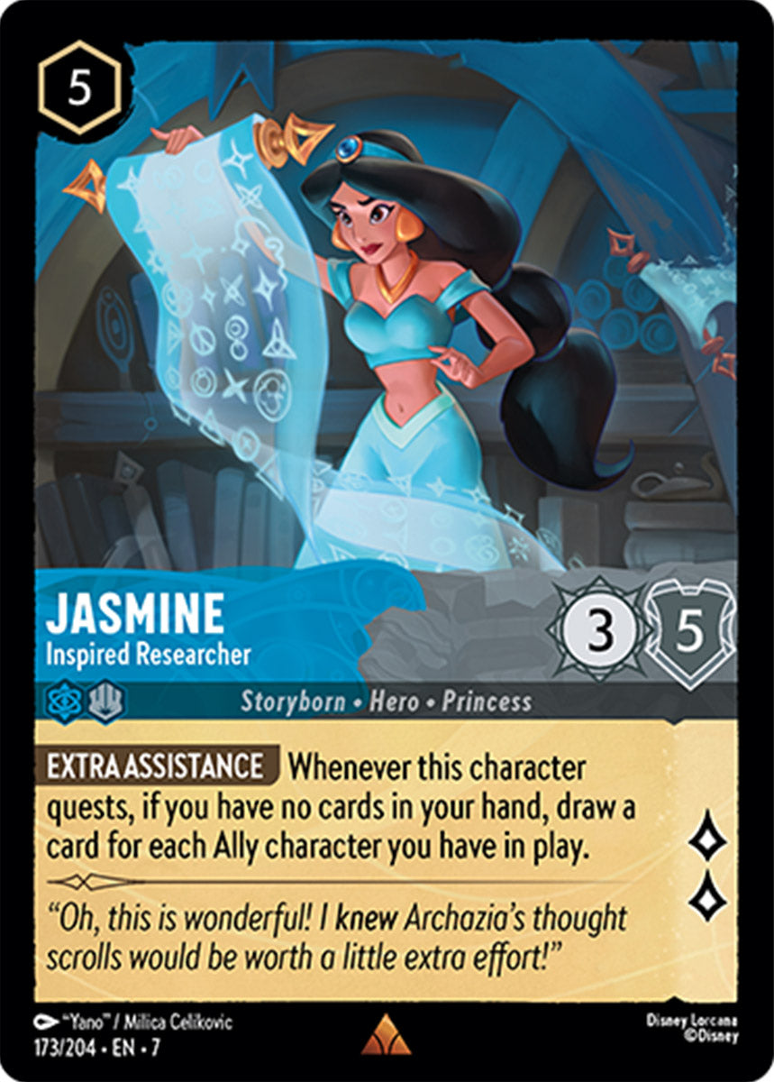 Jasmine - Inspired Researcher (Archazia's Island - 173/204) Rare