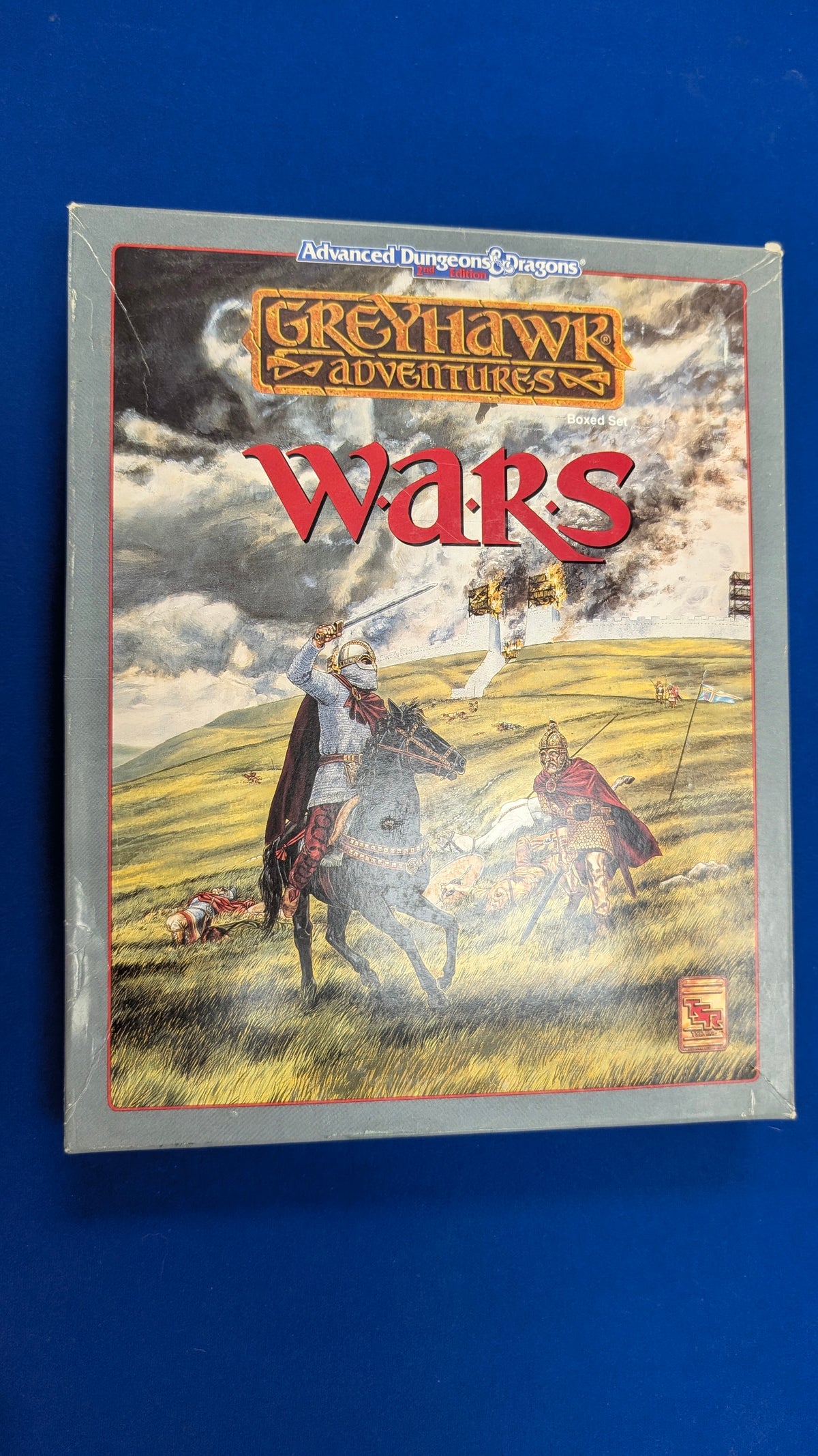 AD&D Greyhawk Adventures - Wars (2nd Edition) Box Set (USED) Punched but Complete