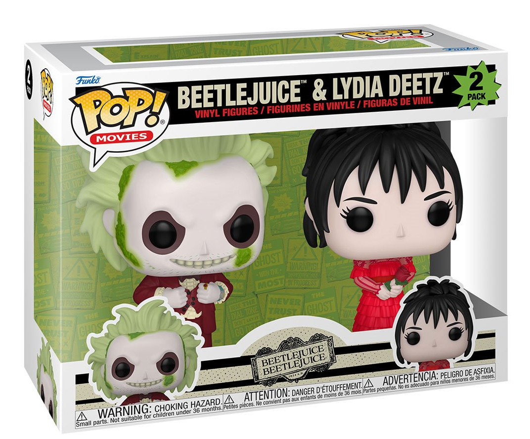 POP Figure Box Set: Horror Beetlejuice 2 - Beetlejuice & Lydia Deetz (2 Pack)