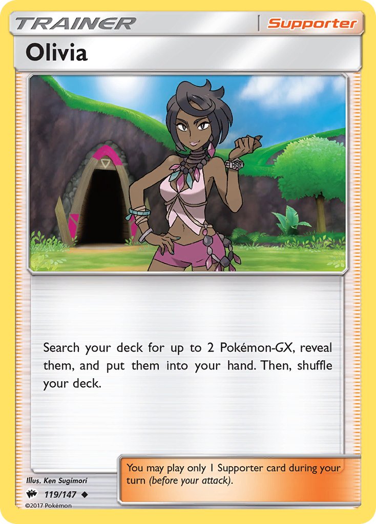Olivia - 119/147 (SM:BUS) Uncommon - Near Mint