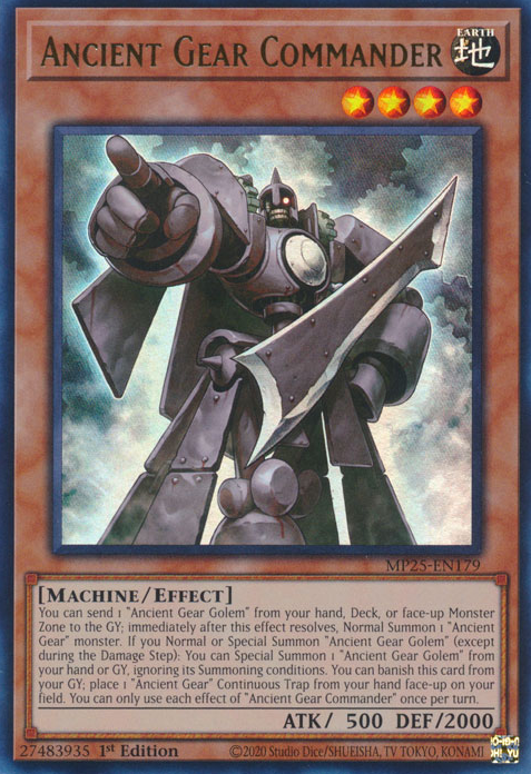 Ancient Gear Commander (MP25-EN179)