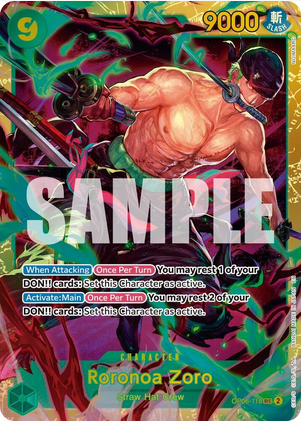 Roronoa Zoro (OP06-118 SEC) - (Reprint) - Premium Booster -The Best- Vol. 2 (PRB-02)
