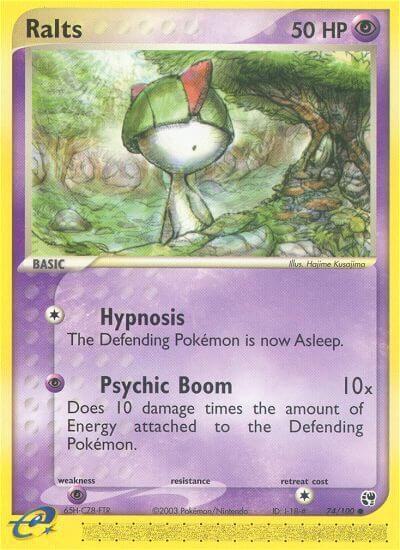 Ralts - 74/100 (SS) Common Near Mint