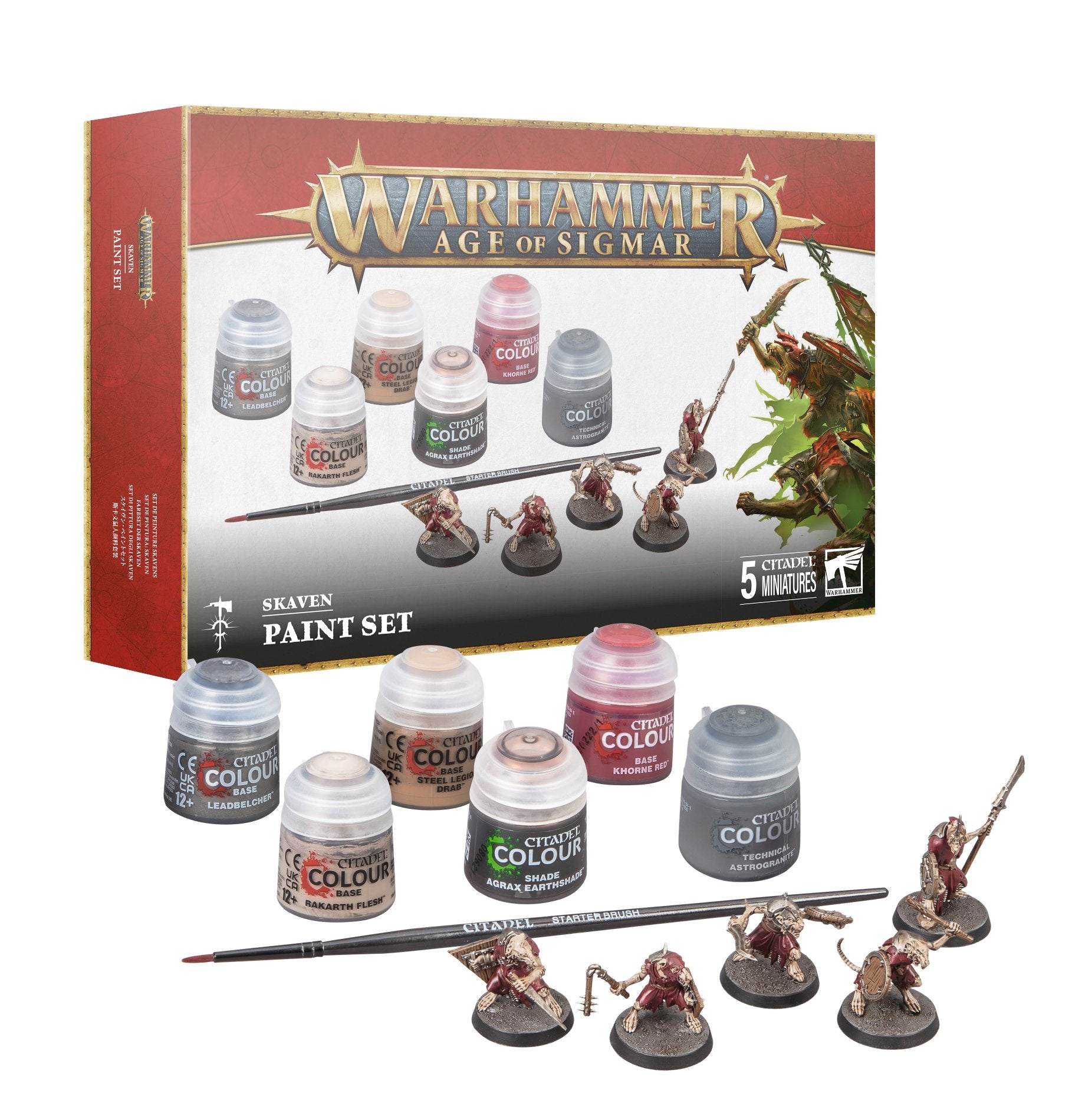 Age of Sigmar: Skaven + Paint Set (4th Edition)