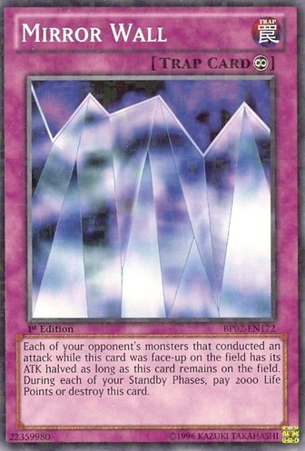 Mirror Wall (Mosaic Rare) (BP02-EN172) Mosaic Rare - Near Mint 1st Edition