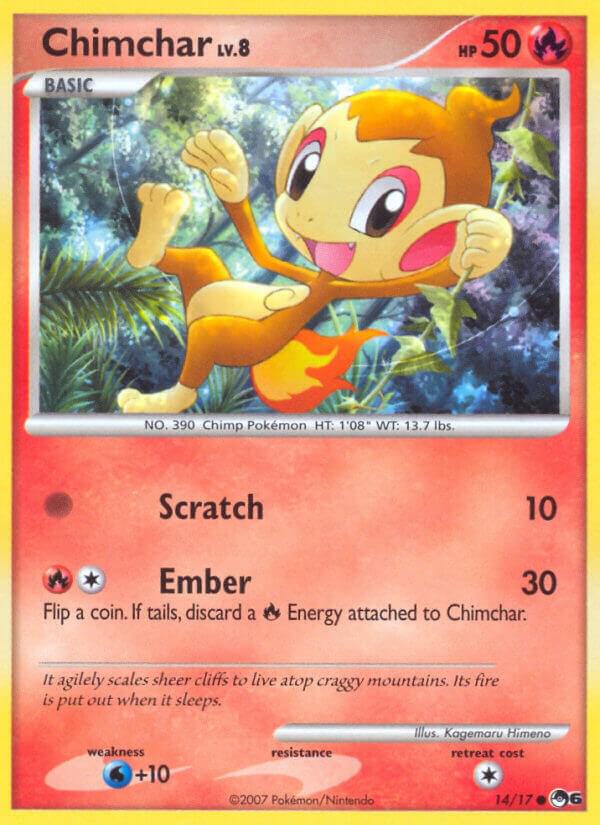 Chimchar - 014/017 (POP) Common - Heavy Play Holofoil