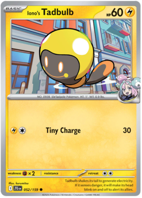 Iono's Tadbulb - 052/159 (JTG) Common
