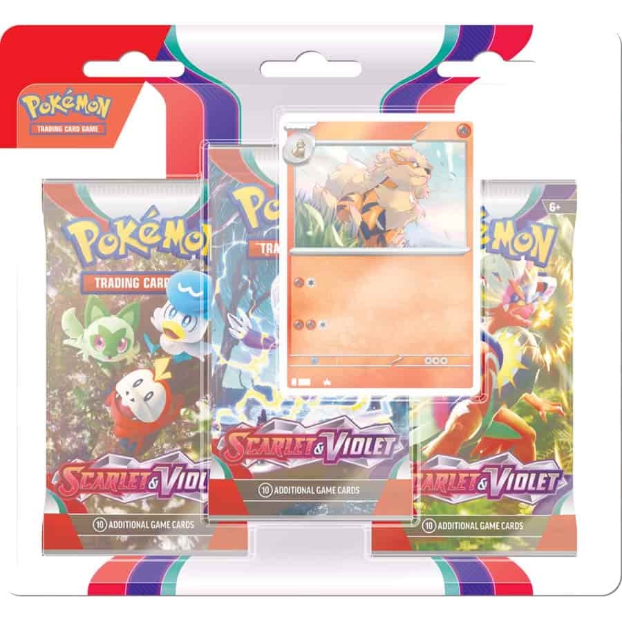 Pokemon TCG: S&V01 Scarlet & Violet - 3 Pack Blister