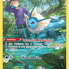 Vaporeon - TG02/TG30 (SWSH09:TG) Ultra Rare - Moderate Play Holofoil