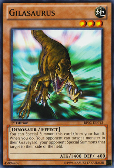 Gilasaurus (BP02-EN013) Common - Near Mint 1st Edition