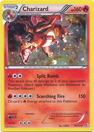 Charizard 019/113 (MCAP) Promo - Heavy Play