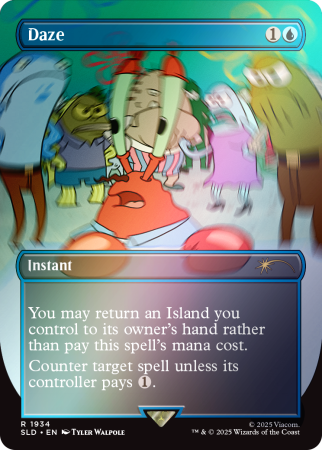 MTG: Secret Lair - Secret Lair x SpongeBob SquarePants: Internet Sensation Foil Edition