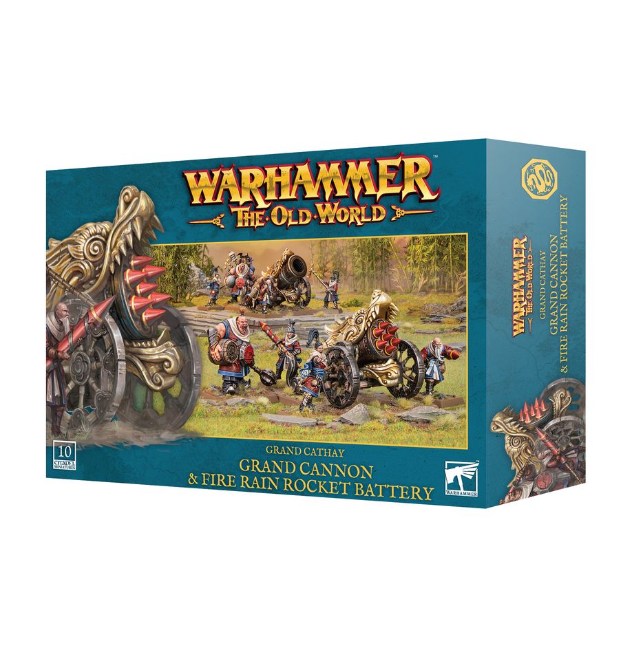 Warhammer The Old World: Grand Cathay - Grand Cannon & Fire Rain Rocket Battery (Direct)