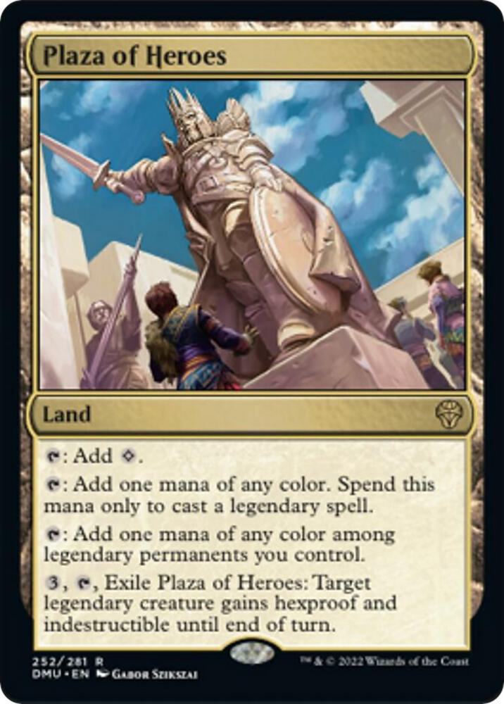 Plaza of Heroes (DMU-R) Lightly Played