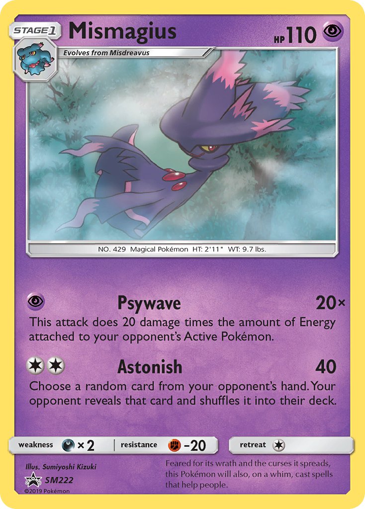 Mismagius - SM222 (SM:PR) Promo - Near Mint Holofoil