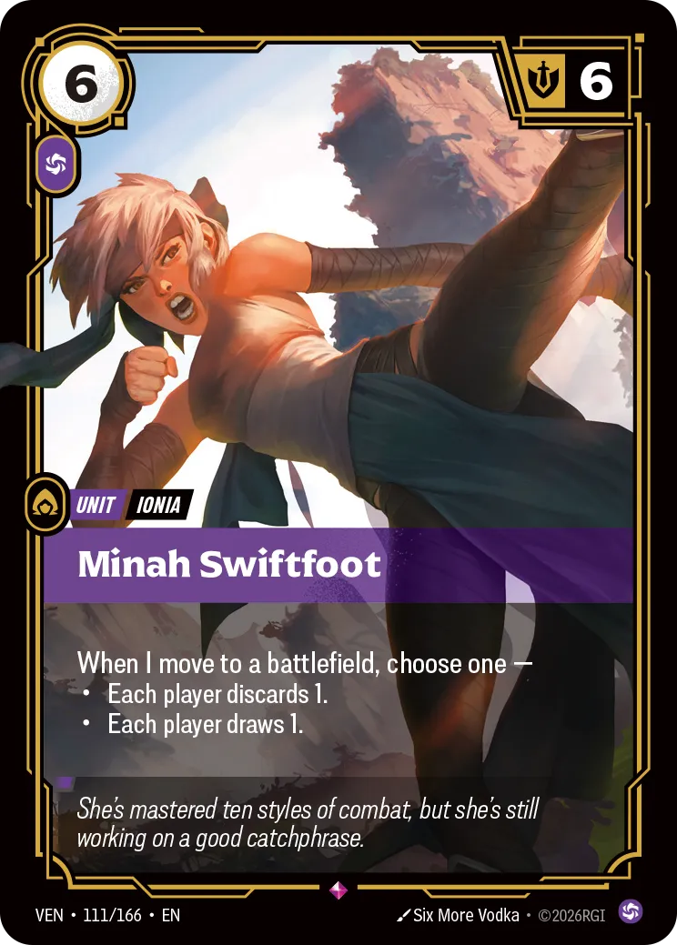 Minah Swiftfoot - 111/166 (VEN) Rare