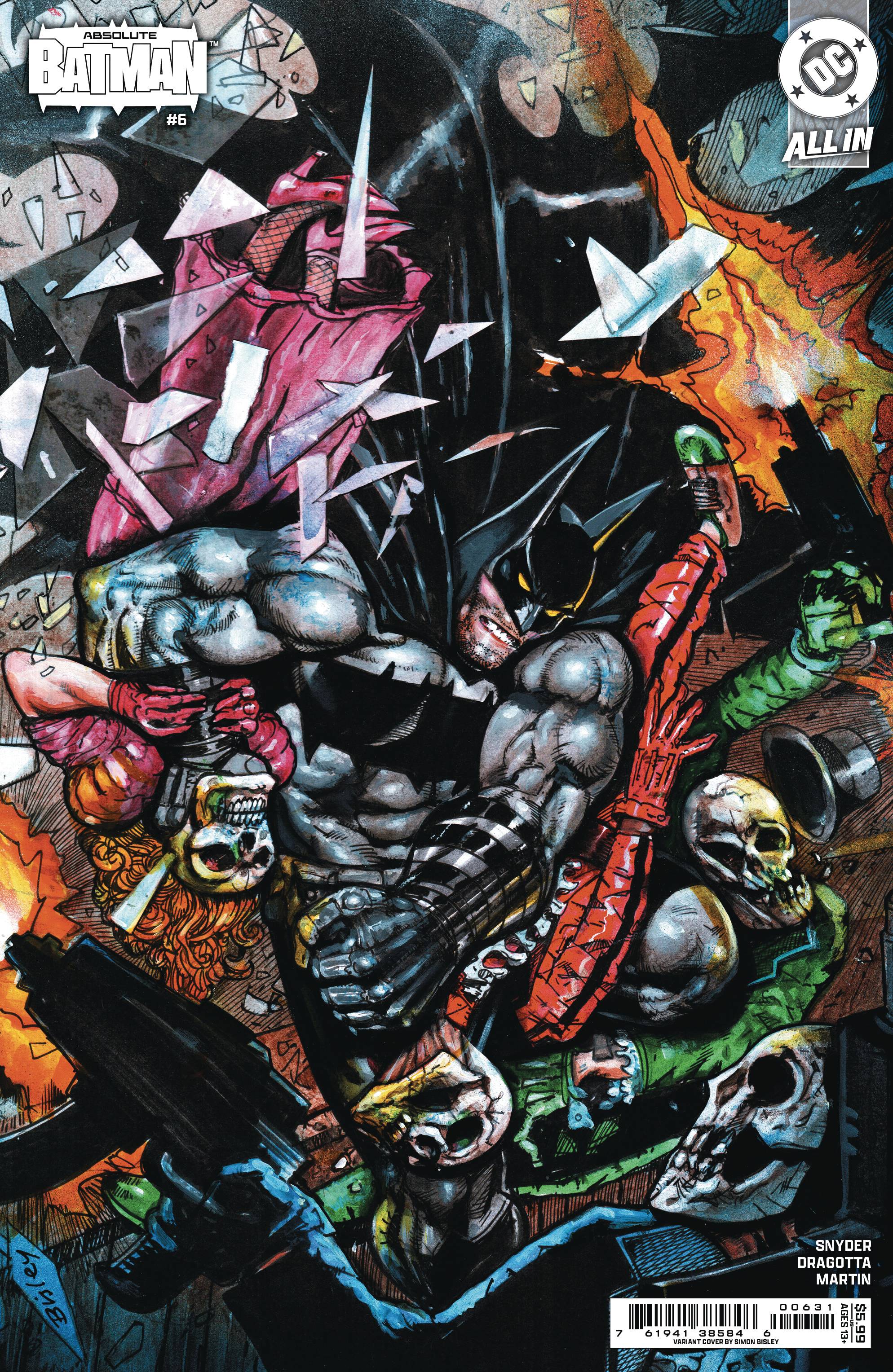 ABSOLUTE BATMAN #6 CVR C SIMON BISLEY CARD STOCK VAR