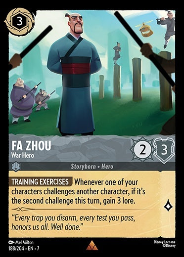 Fa Zhou - War Hero (Archazia's Island - 188/204) Rare