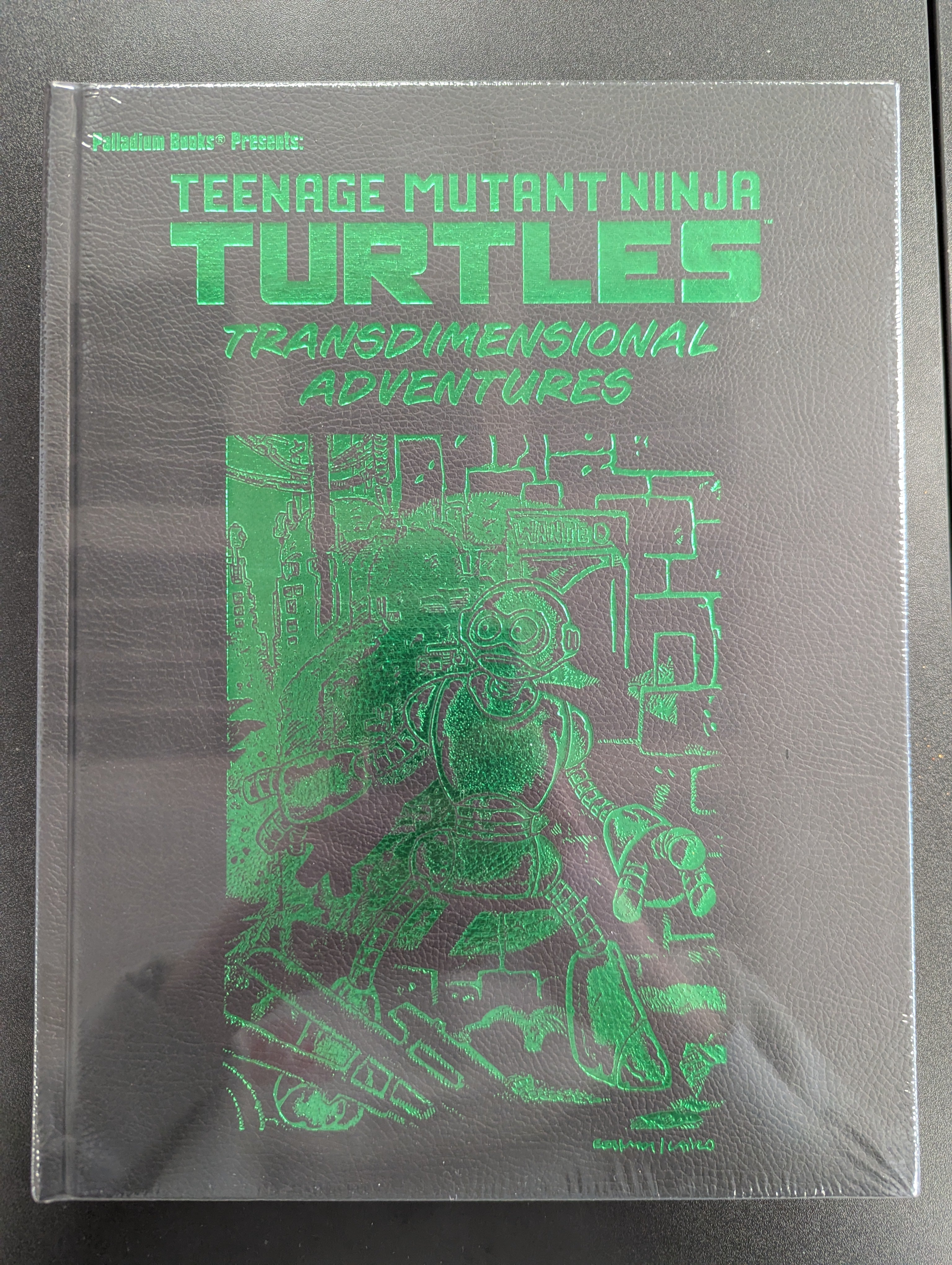 TMNT & Other Strangeness RPG: Transdimensional Adventures Redux Edition - Mutagen Green Foil Stamped Cover Edition (KS Exclusive)