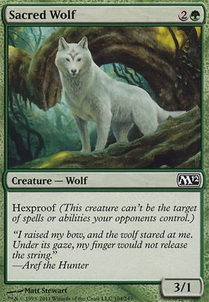 Sacred Wolf (M12-C-FOIL)