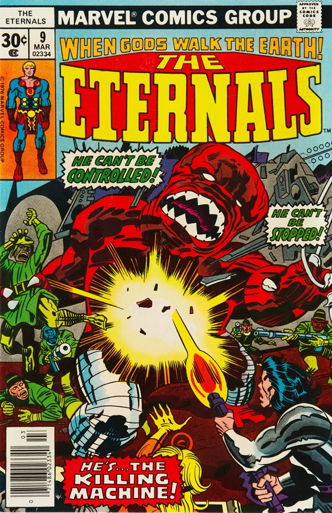 The Eternals (1976 Series) #9 (3.0) Marker on cover