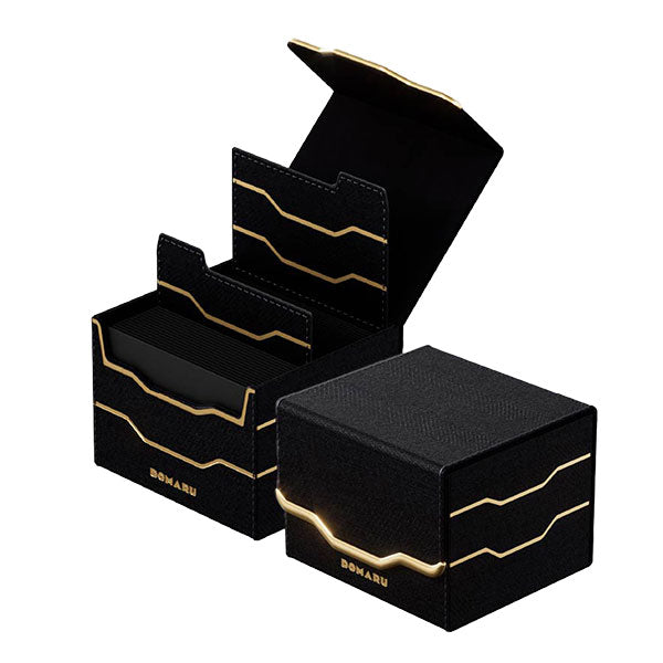 Gatherers' Tavern Domaru Deckbox: Armory Horizon 100+ Side-load - Obsidian