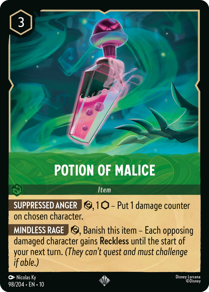 Potion of Malice (098/204 - Whispers in the Well) Super Rare