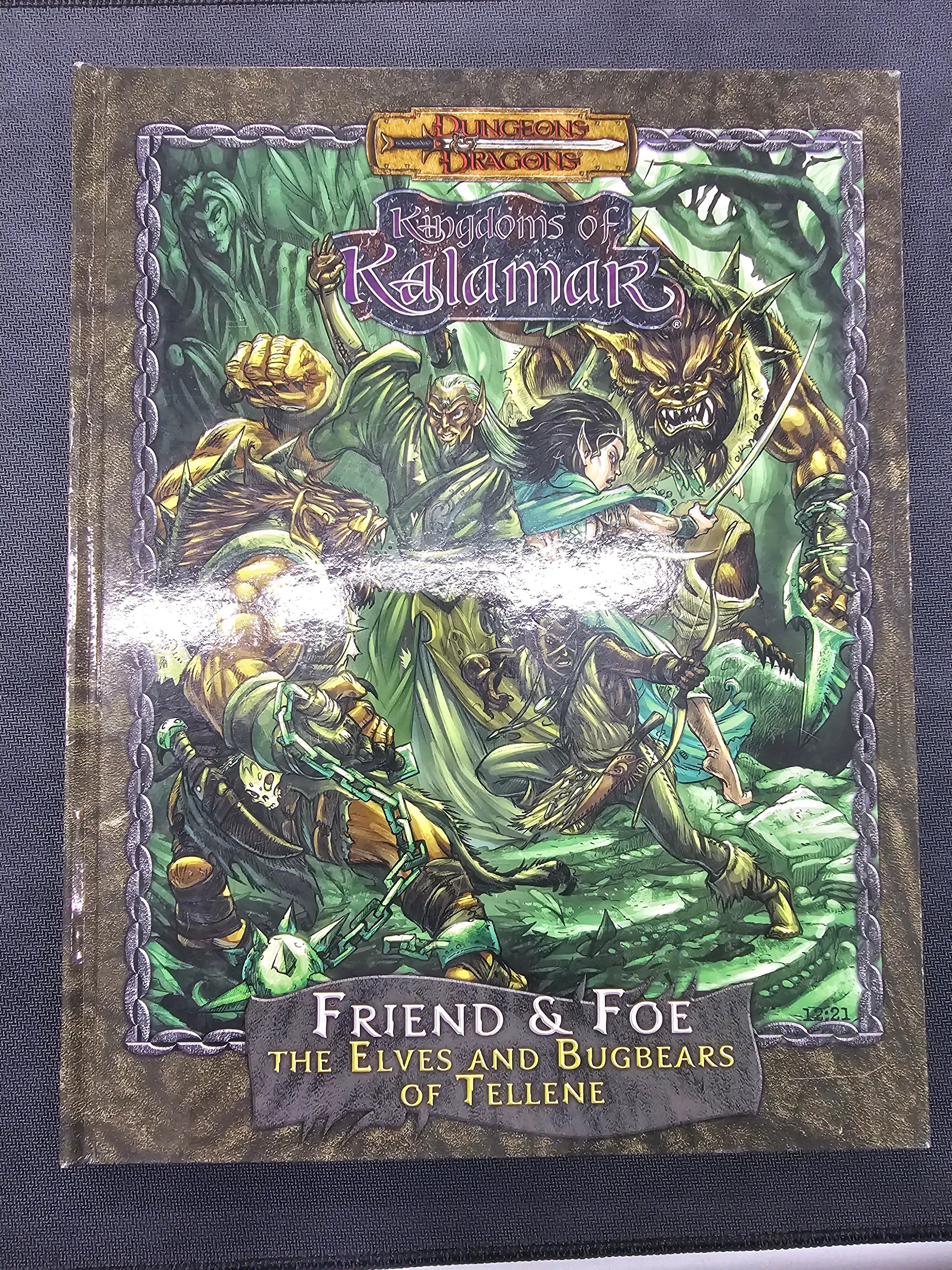 D&D 3.5E: Kingdoms of Kalamar - Friend & Foe: The Elves and Bugbears of Tellene (USED)