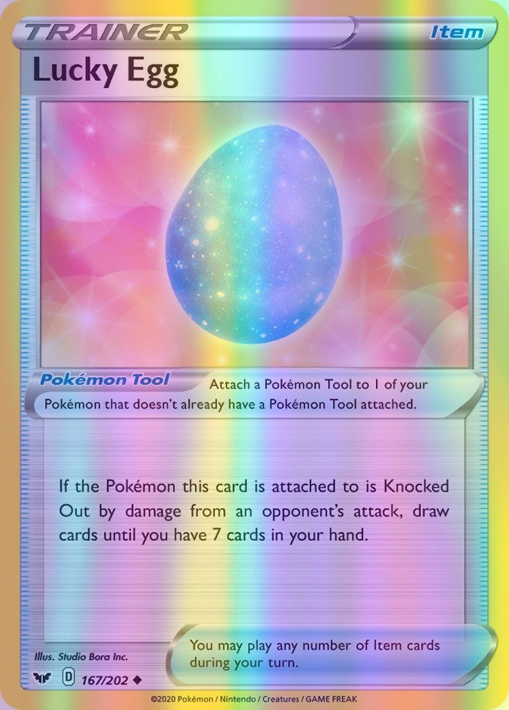 Lucky Egg - 167/202 (SWSH01) Uncommon - Near Mint Reverse Holofoil