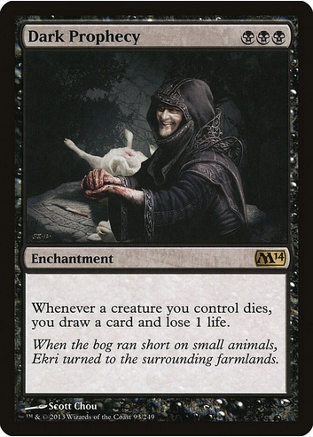 Dark Prophecy (M14-R) Light Play