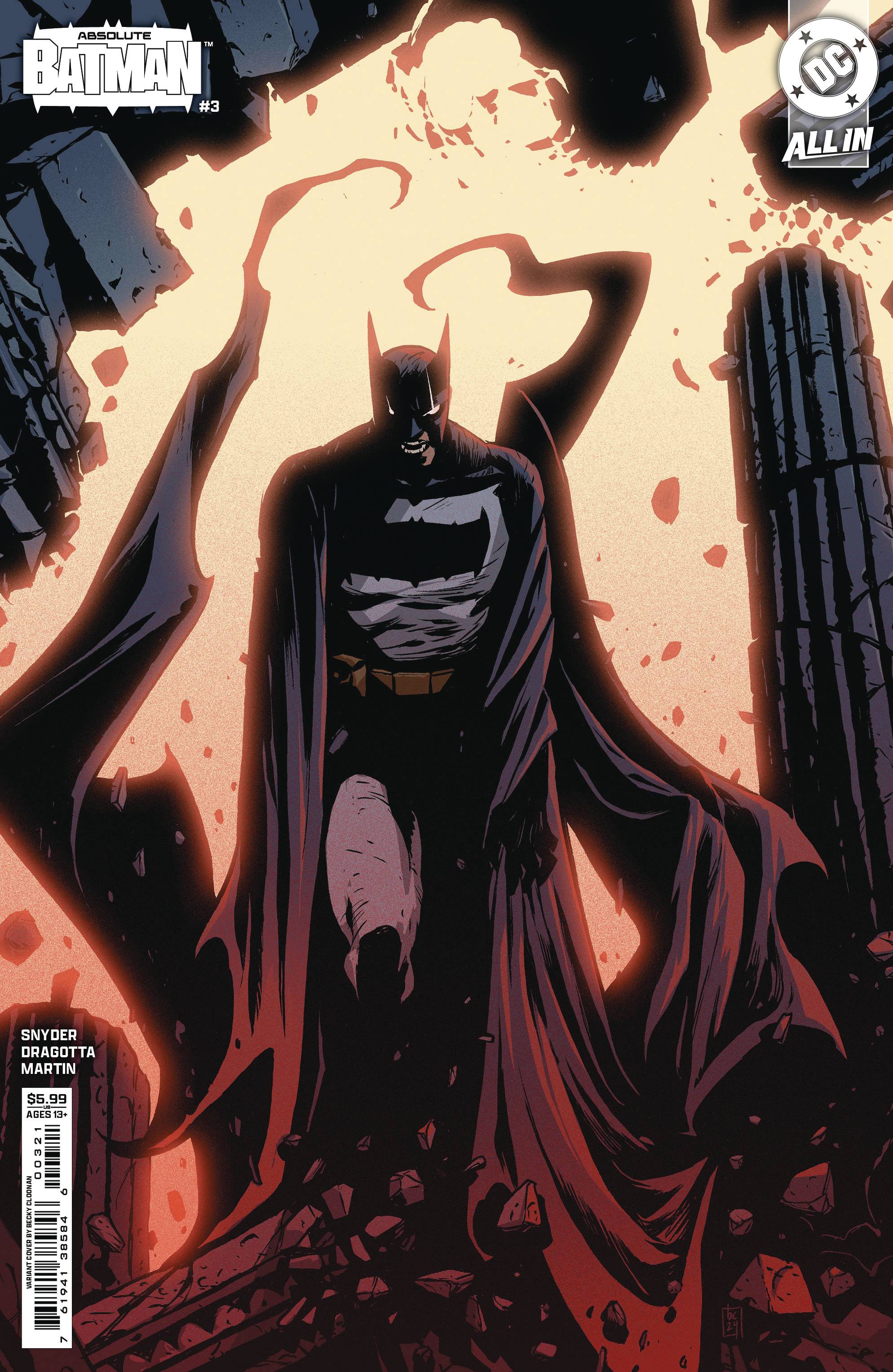 ABSOLUTE BATMAN #3 CVR B BECKY CLOONAN CARD STOCK VAR