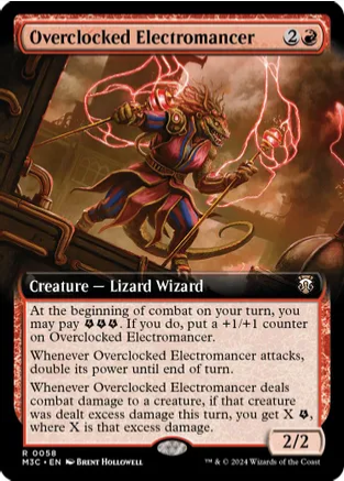 Overclocked Electromancer #0058 Extended Art (M3C-R)