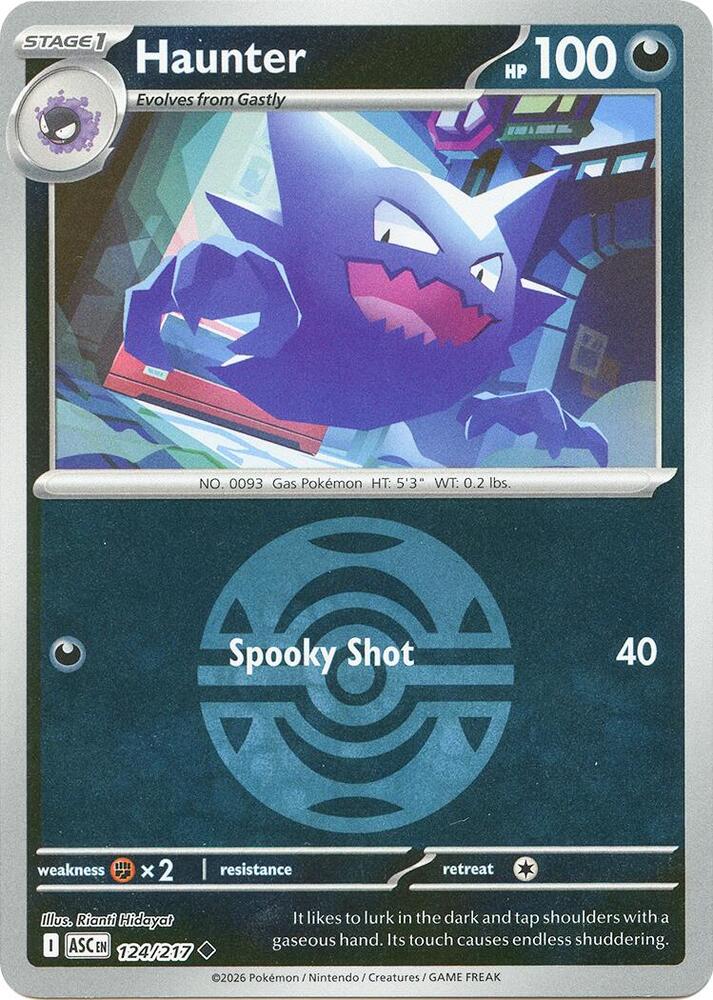 Haunter (Dusk Ball) - 124/217 (ASC) Uncommon