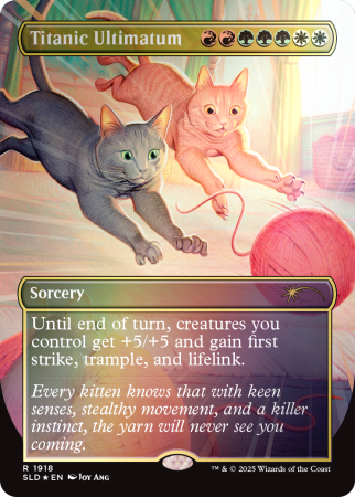 MTG: Secret Lair - Cats Are Better Than Dogs Foil Edition