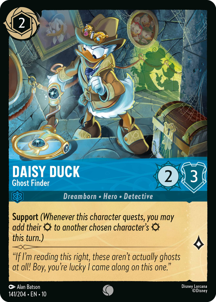 Daisy Duck - Ghost Finder (141/204 - Whispers in the Well) Common