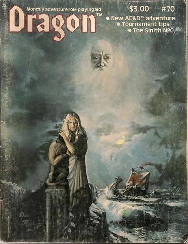 Dragon Magazine #70 (USED) "Mechica" AD&D module (Aztec theme)