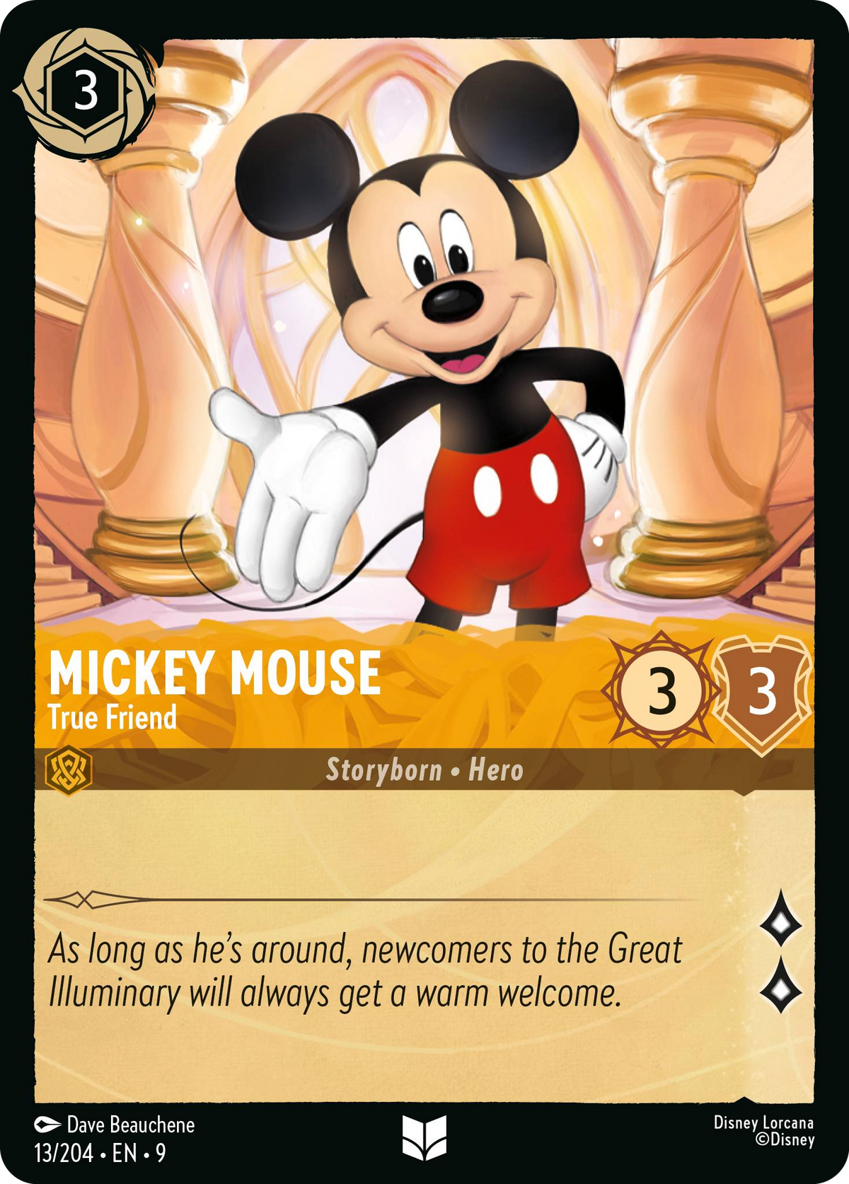 Mickey Mouse - True Friend (013/204 - Fabled) Uncommon